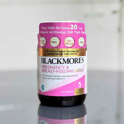 Vitamin Bổ Bầu Blackmores Pregnancy & Breast-Feeding Gold 60 Viên – Cho Bà Bầu và Cho Con Bú