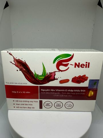 Vitamin E Đỏ Neil hỗ trợ chống lão hoá, làm đẹp da( hộp 30 viên)