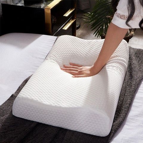 Gối Nằm Ngủ Cao Su Non NHÂN TẠO, Gối Cao Su Non Cao Cấp