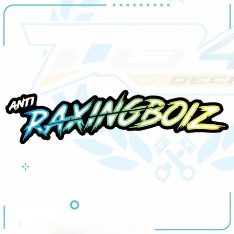 tem chữ sticker racing boiz mới phối đủ màu