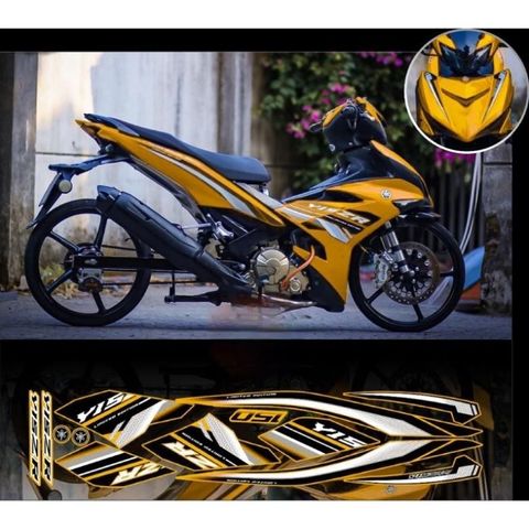 Tem rời exciter 150 chỉ mới phố đủ màu xe