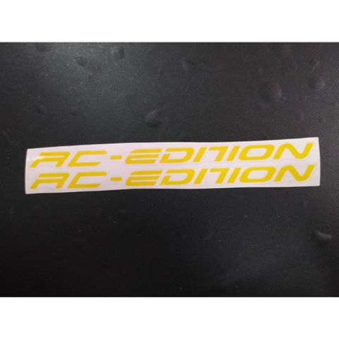 Tem Dán Phuộc RC EDITION Nhiều Màu Chọn Lựa  - Decal In Chất Lượng
