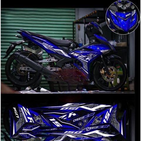Tem rời exciter 150 Y15Zr phối nhiều màu xe