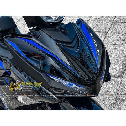 TEM RỜI RC ĐEN XANH DÁN XE EX155 VVA ĐEN BÓNG-ĐEN NHÁM-ĐEN VÀNG ĐỒNG QDC