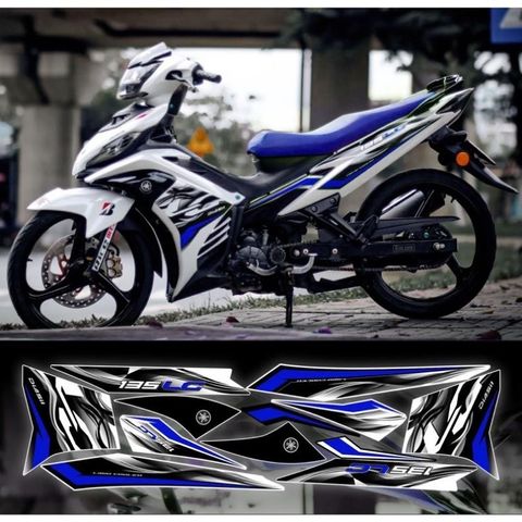 Tem rời ex 135 LC xe trắng phối đủ màu