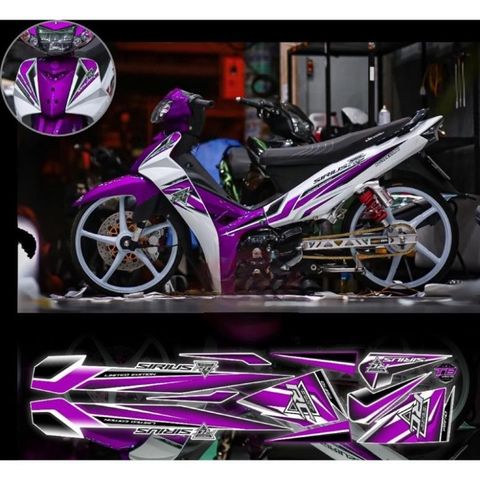 Tem rời Sirius Rc V3 HOt Xe trắng mới 2024 phối nhiều màu