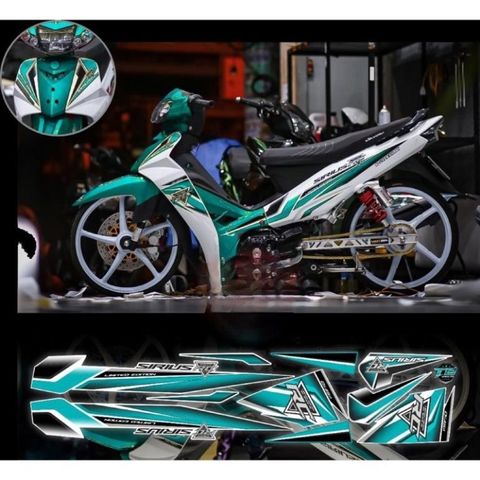 Tem rời Sirius Rc V3 HOt Xe trắng mới 2024 phối nhiều màu