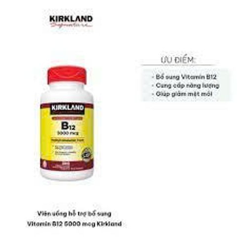 Viên uống Vitamin B12 5000 mcg Kirkland cua My