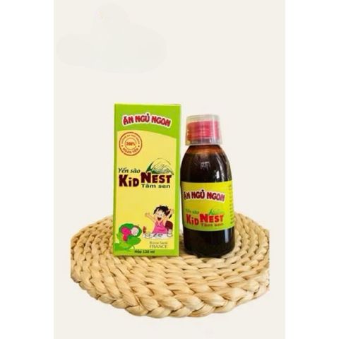 Siro Kid Nest Tâm Sen hỗ trợ giấc ngủ cho bé và ăn ngon(Chai lớn 150 ml)