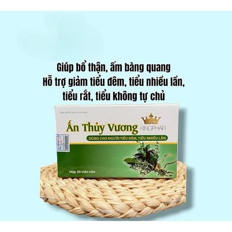 Viên uống Ấn Thuỷ Vương dùng cho người tiểu đêm,tiểu nhiều lần(Hộp 30viên)