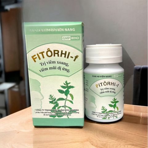 Fitorhi-f viêm xoang,mũi dị ứng(chai 40 viên)