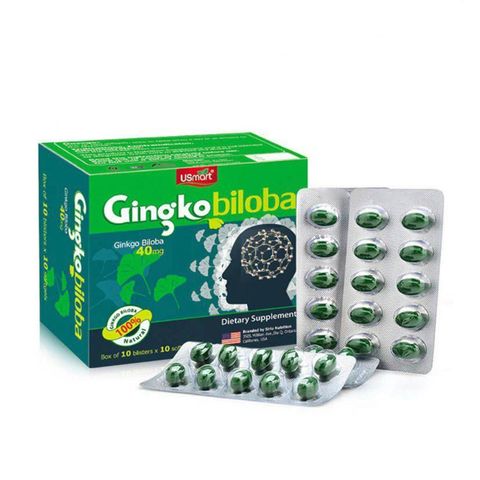 Bổ não Gingko Biloba 40mg USmart 100 viên