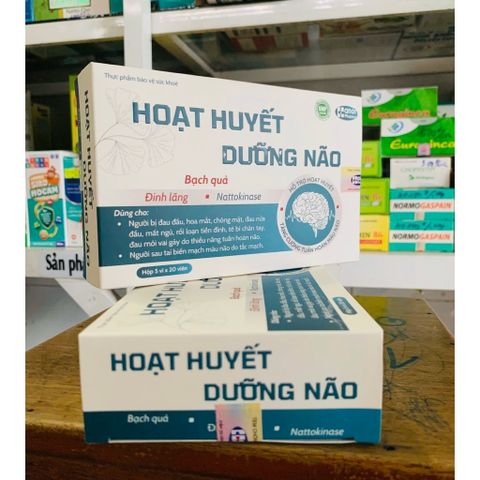 Hoạt Huyết Dưỡng Não của Dược Hà Nội hỗ trợ tăng tuần hoàn não(Hộp 100viên)