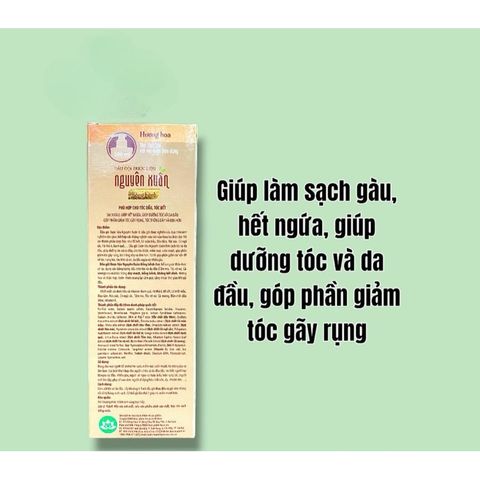 Dầu gội dượcc liệuu Nguyên Xuân_Xanh_Lá_Đỏ(Chai 250ml)