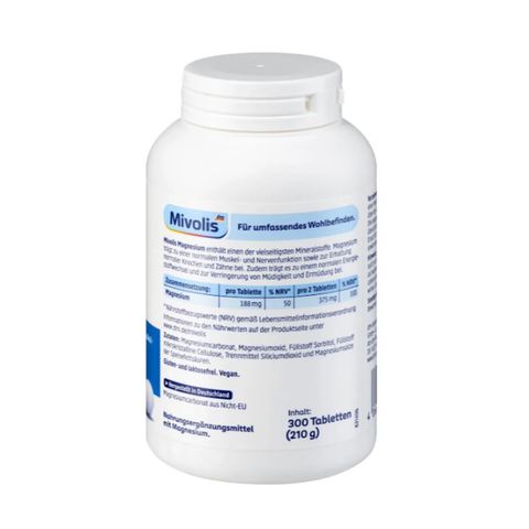 Mivolis Magnesium 188mg Đức 300 viên