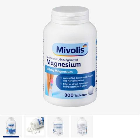 Mivolis Magnesium 188mg Đức 300 viên