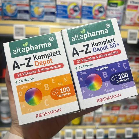Vitamin tổng hợp Altapharma A-Z Depot Đức 100 viên