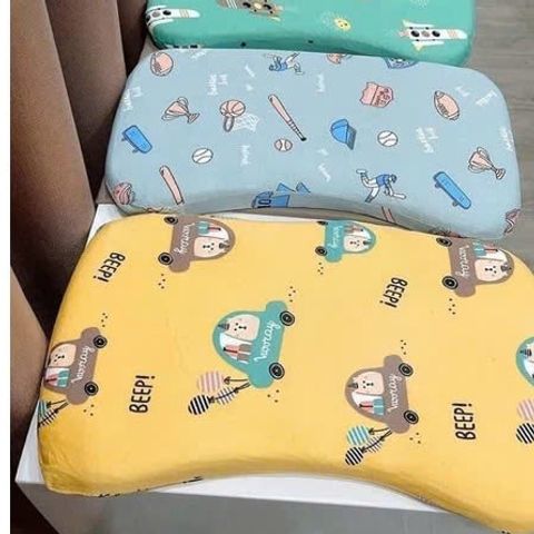 Gối nằm cao su non chống méo đầu, dùng cho bé đi học mềm mại, êm ái
