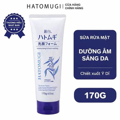 Sữa Rửa Mặt Hatomugi Naturie 170 – làm sạch dịu nhẹ