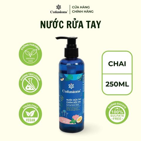 [NHÃN MỚI CFS] Nước rửa tay Cofusions hương hoa hồng 250ml