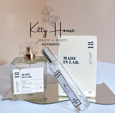 [ Mẫu thử] Nước hoa nữ Made in Lab 18 Eau de Parfum chai chiết 10ml