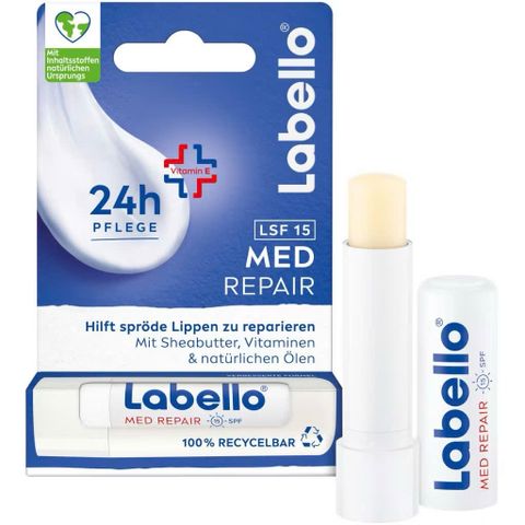 [Bill Đức] Son dưỡng môi Labello Labello Med Repair dưỡng ẩm & chống nắng, 4,8g