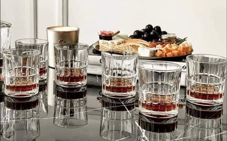 Set 6 cốc pha lê Bohemia Dover 320ml