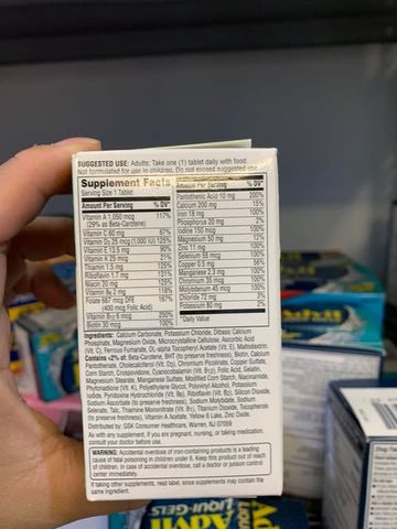 Vitamin cho người trưởng thành Centrum Adults 60 viên