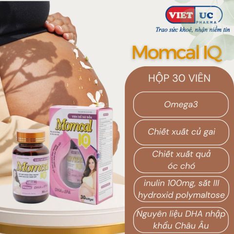 [COMBO 3 HỘP] Viên Uống Momcal IQ– Bổ Bầu, Bổ Sung Sắt, Vitamin & Khoáng Chất Cho Mẹ Bầu Và Sau Sinh