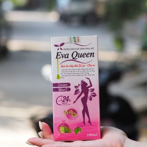 [COMBO 3 HỘP] Eva Queen – Dung dịch vệ sinh phụ nữ: Khô thoáng, giảm viêm, sạch sẽ chai 100ml