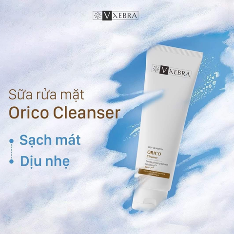 Sữa rửa mặt đa năng sạch sâu bụi mịn PM2.5, ô nhiễm, dầu thừa. Dưỡng ẩm, làm dịu mụn, kích ứng. Chống oxy hóa. Dùng được cho mọi  loại da ORICO VXEBRA 100g/tuýp 647790