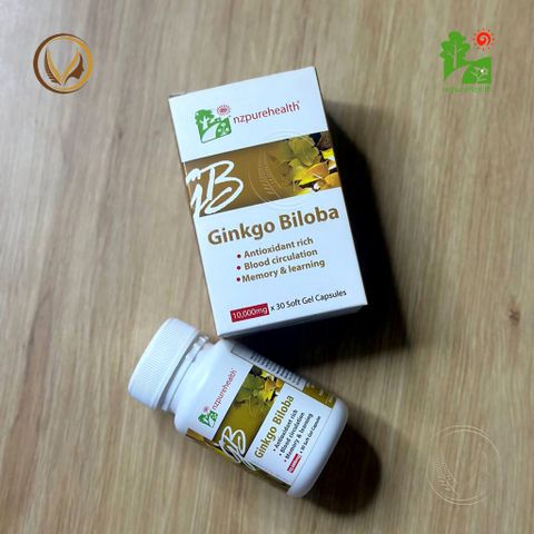 Viên uống bổ não, tăng cường trí nhớ NZ Pure Health Ginkgo Biloba 100 viên