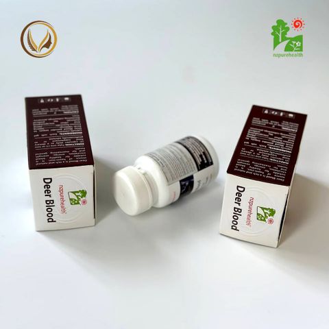 Viên uống máu hươu bổ máu, cấp sắt NZ Pure Health Deer Blood 100 viên