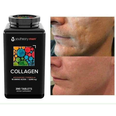 Viên Collagen dành cho nam giới Youtheory Men’s Collagen Advanced Formula 390 viên