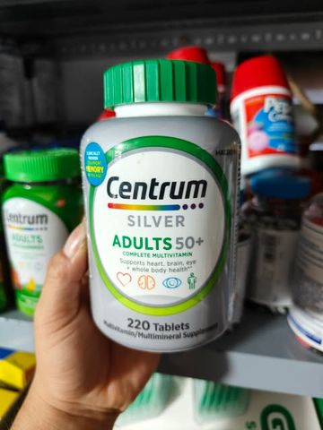 Vitamin dành cho người trên 50 tuổi Centrum Silver Adults 50+ 220 viên
