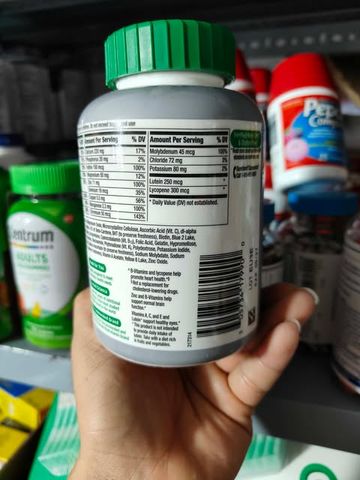 Vitamin dành cho người trên 50 tuổi Centrum Silver Adults 50+ 220 viên