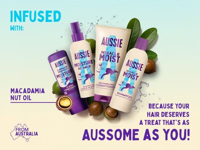Combo gội xả Aussie giúp dưỡng ẩm làm mềm mượt tóc khô xơ, giúp tóc bồng bềnh Miracle Shampoo Moist 300ml