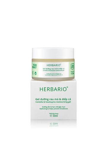 Gel Dưỡng Rau Má & Diếp Cá Thuần Chay Herbario 30ml