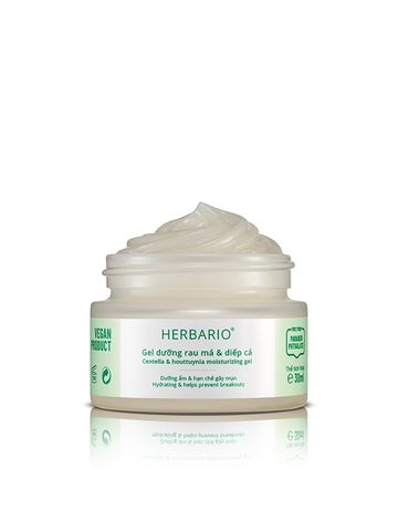 Gel Dưỡng Rau Má & Diếp Cá Thuần Chay Herbario 30ml