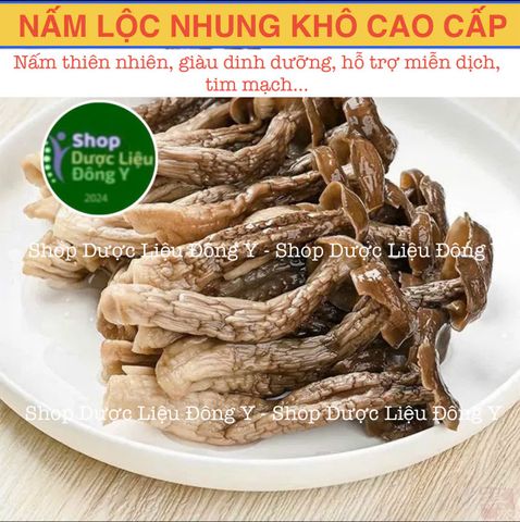 Nấm Lộc Nhung Thiên Nhiên Sấy Khô Cao Cấp