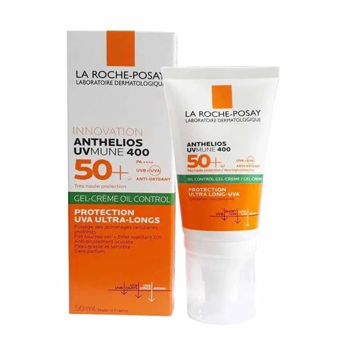 (Chai 50ml) Kem Chống Nắng Kiểm Soát Dầu La Roche-Posay Anthelios XL Dry Touch Gel-Cream SPF 50+ UVB & UVA Chính Hãng 740841