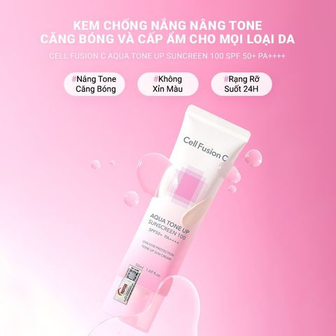 (Chai 50ml) Kem Chống Nắng Nâng Tone Cell Fusion C Dark Spot Toning Sunscreen SPF50+ PA++++ Chính Hãng 740837