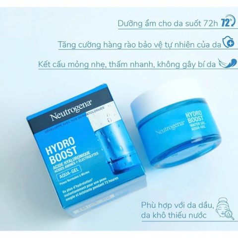 Kem dưỡng cấp nước Neutrogena Hydro Boost dung tích 15g và 50g