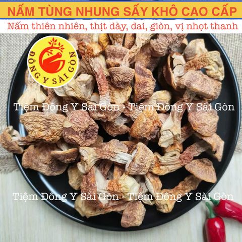 Nấm Tùng Nhung 100gram HÀNG TỰ NHIÊN (Nấm quý nấu canh dưỡng sinh, lẩu nấm, phục hồi sức khỏe)