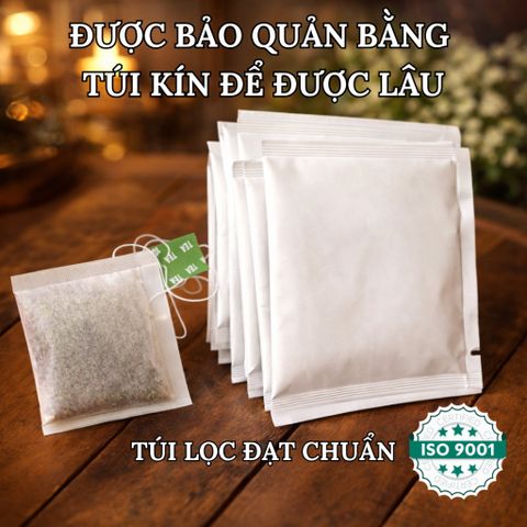 Trà Hoa Hòe Cam Thảo - Trà Túi Lọc Cao Cấp Hỗ Trợ Huyết Áp Cao, Thanh Nhiệt, Ngủ Ngon [Hộp 30 Gói]