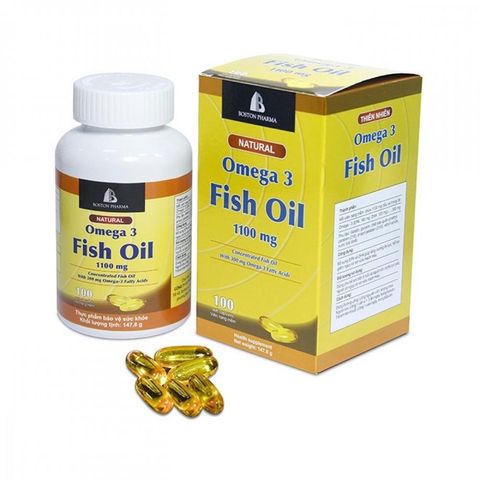 Viên dầu cá Omega 3 - Boston Pharma - 1100mg - 100 viên