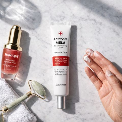 SHINIQUE MELA Skin Whitening Cream - Kem Dưỡng Da Hỗ Trợ Cải Thiện Nám và Không Đều Màu, Dưỡng Sáng Da - 30g