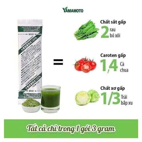 Bột Lúa Mạch Non Yamamoto Kanpo Nhật Bản 44 Gói