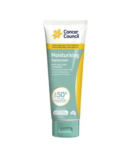 [modoria.] Kem chống nắng Moisturising Sunscreen SPF50+ Cancer Council giúp dưỡng ẩm (110ml)