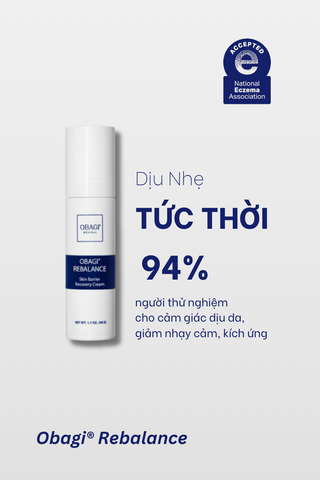 Kem Dưỡng Phục Hồi Da Obagi Rebalance - Kem Dưỡng Ẩm Giảm Kích Ứng, Tăng Cường Hàng Rào Bảo Vệ Da, 48G ( Tặng 1 gel rửa mặt 50ml)